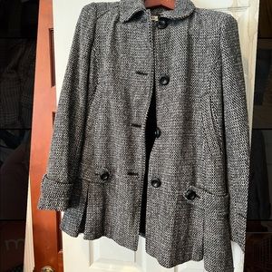 American Rag Womans Drop Waist Tweed Jacket
